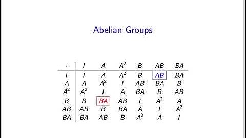 Abelian Groups