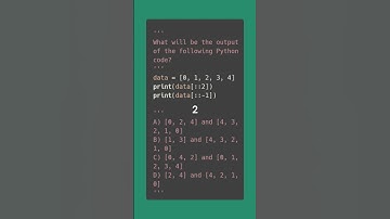 Understanding Python List Slicing – Can You Guess the Output? #2024 #shorts