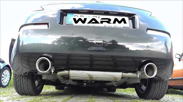 Nissan 350z with Invidia Gemini catback exhaust