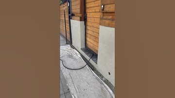 🏡 Flawless Smooth Stucco Finish | Expert Exterior Stucco Application | Wet Look 🎥✨ #SmoothStucco