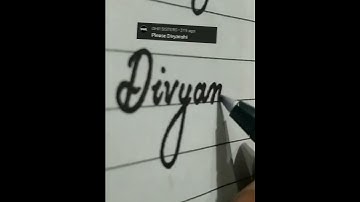 Divyanshi ♥️ || Comment names Handwriting || Art || #like #share #shorts #subscribe