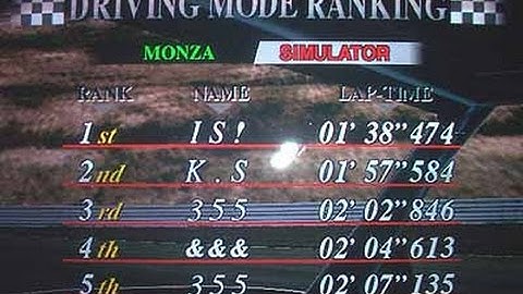 Sega Ferrari F355 Challenge - Arcade Monza Driving