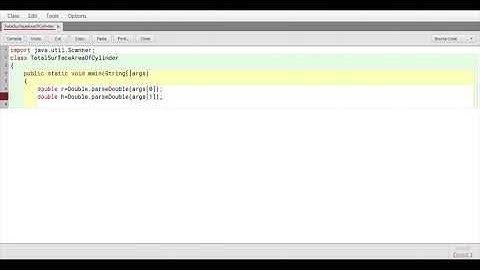 How To Calculate The Total Surface Area Of A Cylinder In Java || Programming In Java || Java Basics