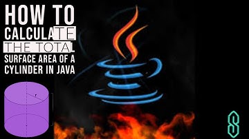 How To Calculate The Total Surface Area Of A Cylinder In Java || Programming In Java || Java Basics