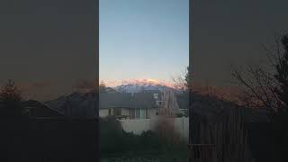Lone Peak clouds, timelapse