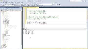 SQL Not null constraint part 2