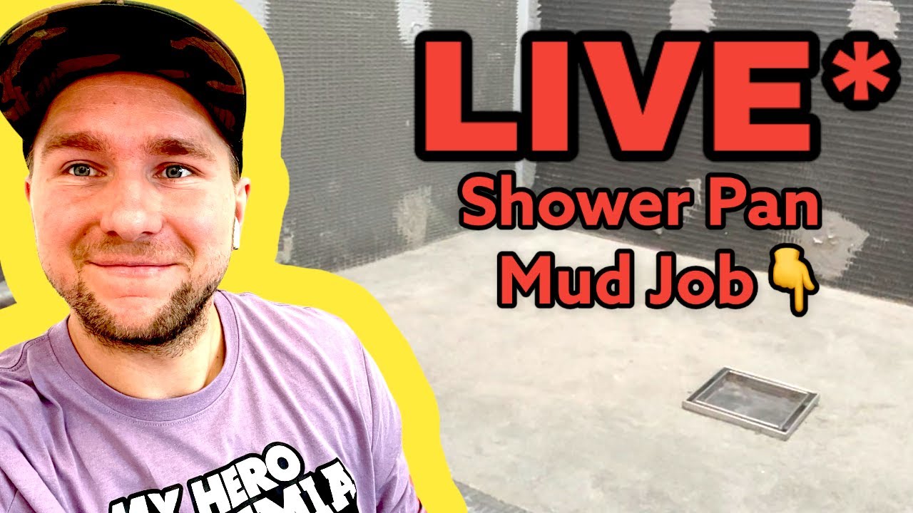 How to DIY Shower pan. Small shower renovation. WINNI Mud Job YouTube
