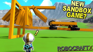 Free New Machine Based Sandbox Building Game? -  Robocraft X First Look