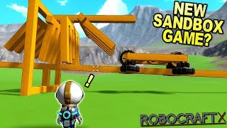 Free New Machine Based Sandbox Building Game? -  Robocraft X First Look screenshot 3