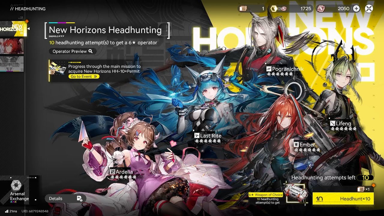 Arknights: Endfield New Horizons Headhunting Part 2 Which Guarantee 6 ★ Operator Did I Get?