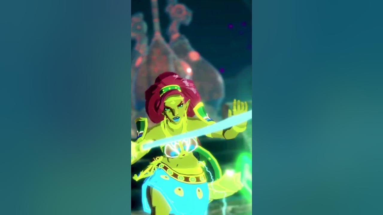 Urbosa fights Thunderblight Ganon! legendofzelda zelda 