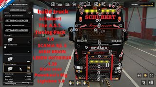 schubert scania rjl v8 The A.S.T. Tuning Pack 1.0  Brown Leather Interior Powekasi's slots ets 2