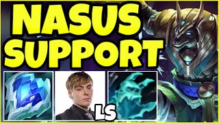 The new way to play NASUS SUPPORT .... (LS IS A GENIUS!)
