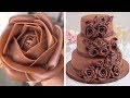 Most Satisfying Chocolate Cake Decorating Ideas | Yummy Chocolate Cake Recipe | Tasty Cake