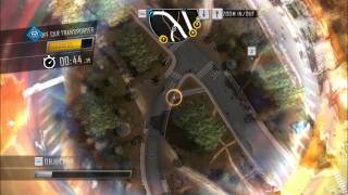 Driver San Francisco Gameplay - Jump 4 cars off transporters in 60 seconds (Stunt Dare)