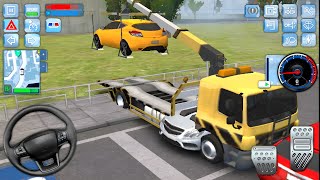 Police sim 2022 🔥 Repo Truck Chase took away the illegally parked car Driving Gameplay - Police Game
