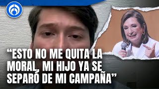 Xóchitl confirma que su hijo se va de su campaña tras video viral