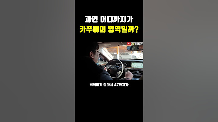 과연 어디까지가 카푸어의 영역일까