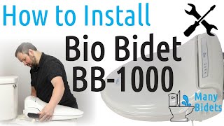 How to install the BB-1000 Supreme Bidet Seat by Bio Bidet