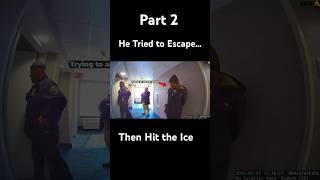 Suspect Plunges Into Frozen River While Fleeing Suspect Plunges Into Frozen River While Fleeing