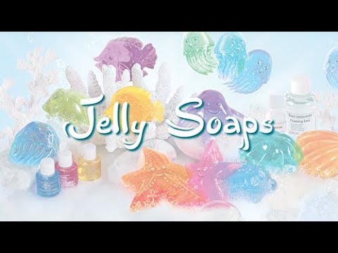 Jelly Soaps : les savons gélifiés, transparents, délicatement parfumés à la  texture étonnante ! 