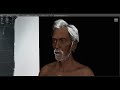 Old Man character modeling