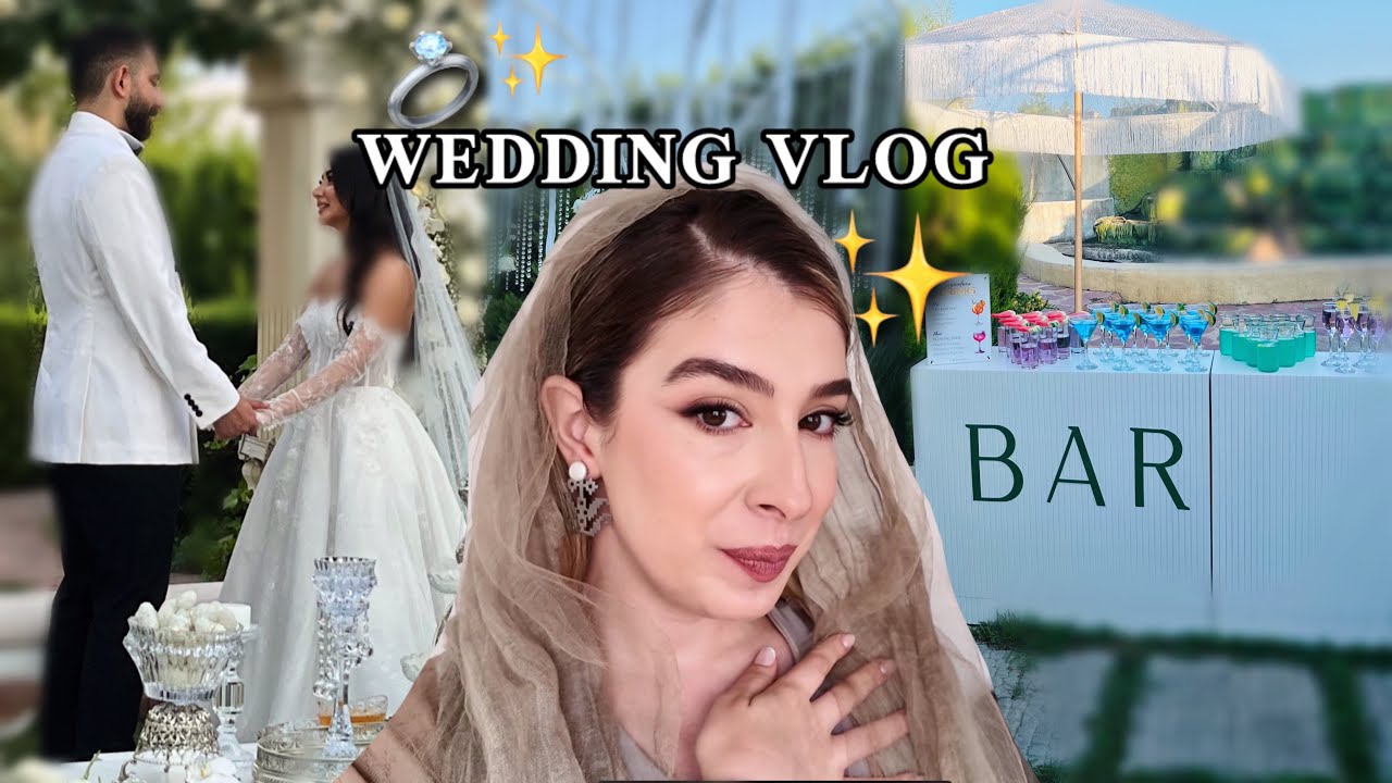 WEDDING VLOG/ از پرو لباس عروس تا شب عروسی دوست صمیمیم که همه چی مثل رویا بود😍👰🏼‍♀️🥲💍