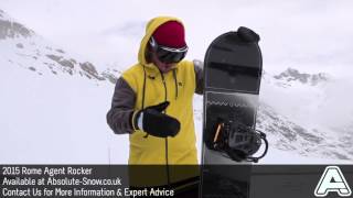 2014 / 2015 | Rome Agent Rocker Snowboard | Video Review - YouTube