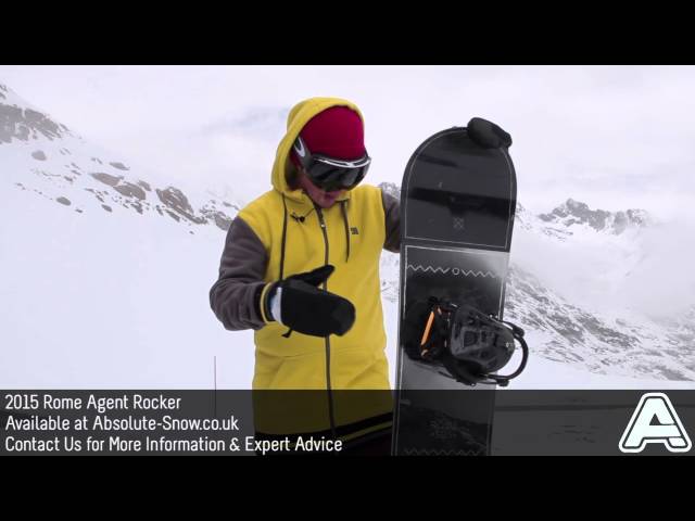 2014 / 2015 | Rome Agent Rocker Snowboard | Video Review - YouTube