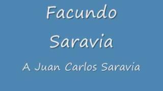 Video thumbnail of "A JUAN CARLOS SARAVIA"