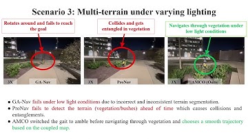 AMCO: Adaptive Multimodal Coupling of Vision and Proprioception for Quadruped Robot Navigation