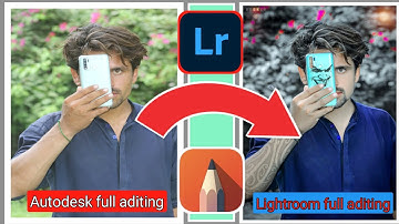 Face and beard retaching Lightroom editing | Autodesk sketchbook |lightroom tutorial in mobile| #bk