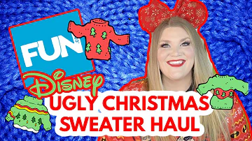 Ugly Christmas Sweater & Holiday Disney Haul from Fun.com!