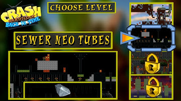 Crash Back In Time | Crash Bandicoot 1 | Sewer Neo Tubes | #14