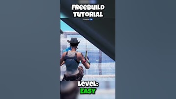 Freebuild Tutorial | Level Easy #fortnite #freebuild #tutorial #learn #JOGOPartner #kbm