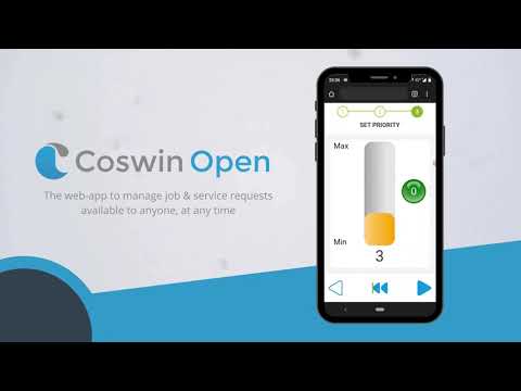 Coswin Open, the web-app to manage job & service requests Coswin Open, the web-app to manage job & service requests