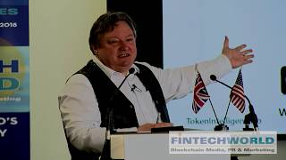 Barry James Speaks at Fintech World Blockchain & ICO Summit in London