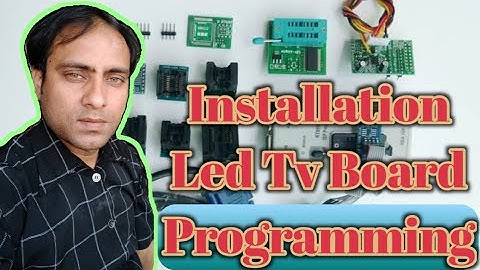 RT809F Programmer se led tv ma software kese kary