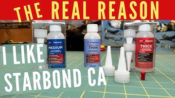 Starbond CA glue for RC plane building
