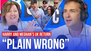Lewis Goodall reacts to the Sussexes return to the UK
Lewis Goodall and Shelagh Fogarty react to the news that the Duke and Duchess of Sussex will return to the UK.
Listen to the full show on the all-new LBC App: https://app.af.lbc.co.uk/btnc/thenewlbcapp
#LewisGoodall #ShelaghFogarty #RoyalFamily #PrinceHarry #MeghanMarkle #Royals #LBC
LBC is the home of live debate around news and current affairs in the UK.
Join in the conversation and listen at https://www.lbc.co.uk/
Sign up to LBC’s weekly newsletter here: https://l-bc.co/signup Lewis Goodall reacts to the Sussexes return to the UK