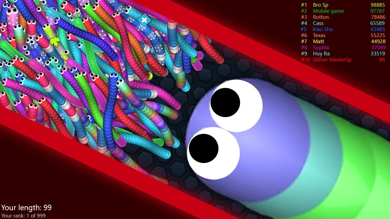 Slither.io New Record 22K Epic Run! Best Tricks 'n Traps, Solo Gameplay Poki  Longplay! 