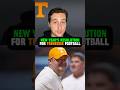Heupel and the #Vols need to leave the off the field drama in 2025 🍊 #Tennessee #football #shorts