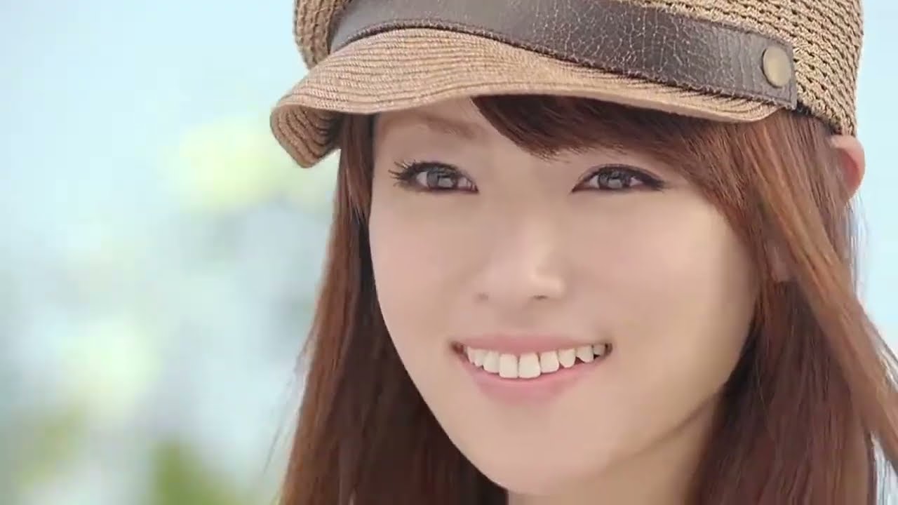 Kyoko Fukada , Menard cosmetic   stairs  and  swing  commercial