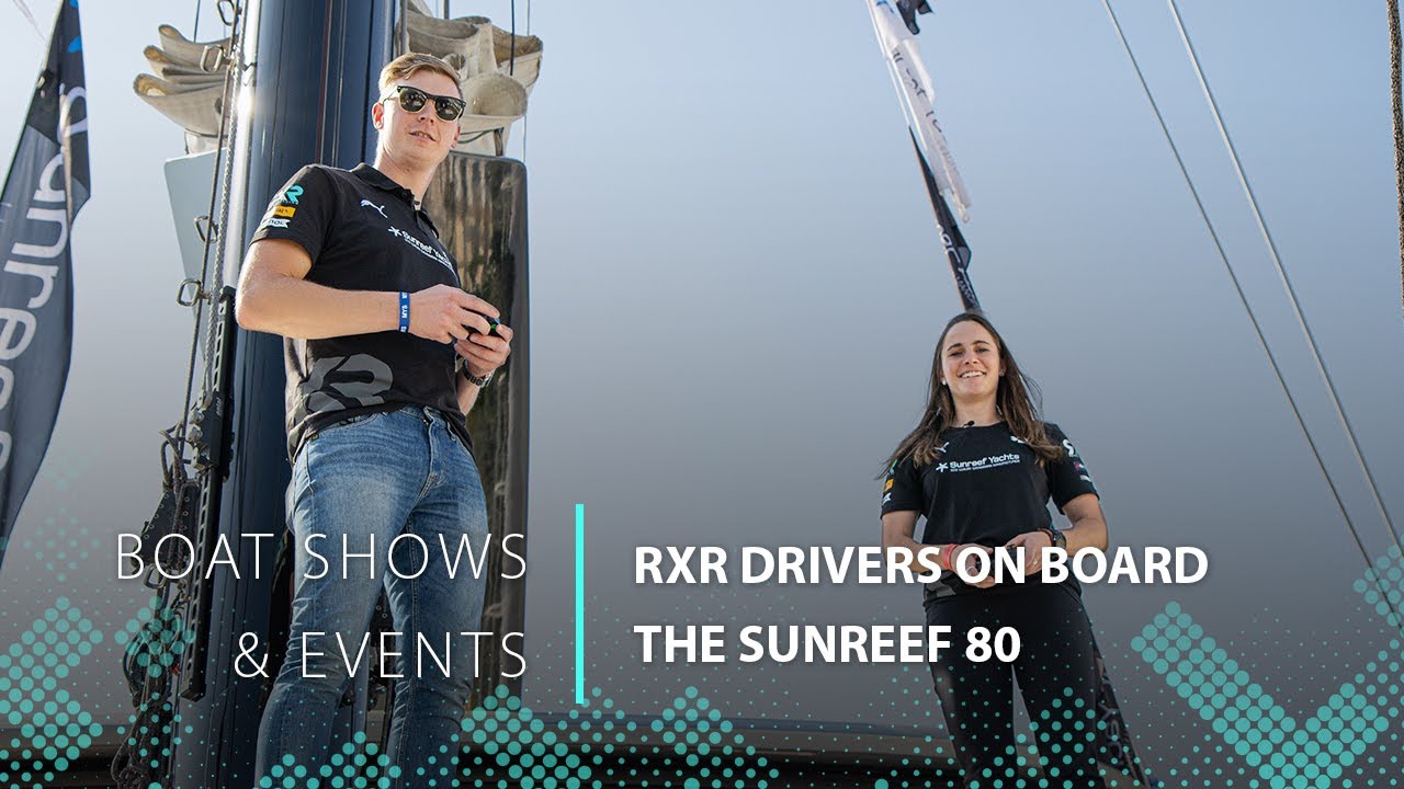 ⁣From Drivers to Sailors Challenge: RXR Drivers On Board The Sunreef 80