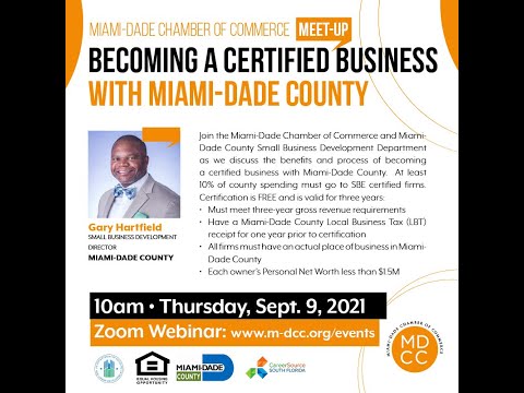 Becoming A Certified Business With Miami Dade County
