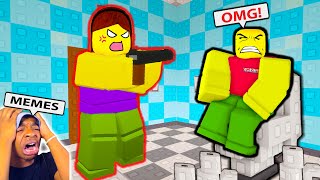 Roblox GO PEE AT 3 AM   Funny Moments [ALL Endings] | The Hunt Roblox