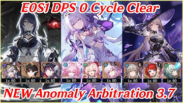 NEW Anomaly Arbitration 3.7 - E0S1 DPS 0 Cycle Clear Knight Stage | Honkai Star Rail