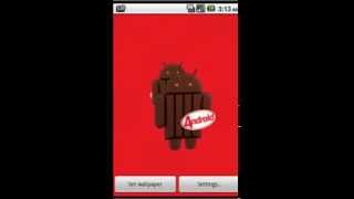 Android KitKat WaddaCube Wallpaper screenshot 1