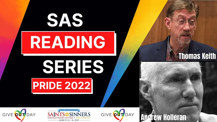 SASFest Pride 2022 Reading Series: Andrew Holleran...