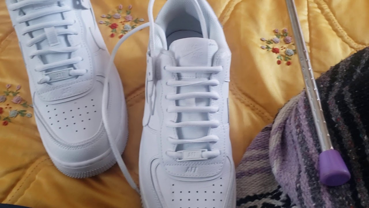How to lace shadow air force 1's